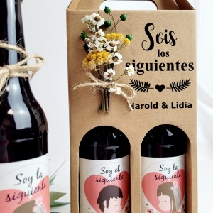 Pareja Cervezas "Sois los siguientes"