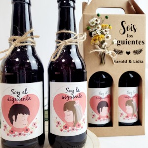 Pareja Cervezas "Sois los siguientes"