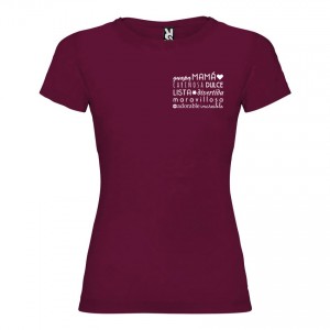 Camiseta mamá palabras