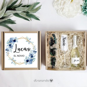 Kit cava "El Novio" (varios diseños, también madera)