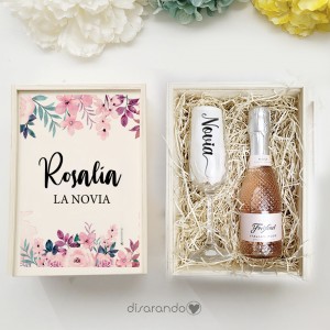 Kit cava "Dama de honor" (varios diseños, también madera)