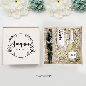 Kit cava "El ceremoniante" (varios diseños, también madera)