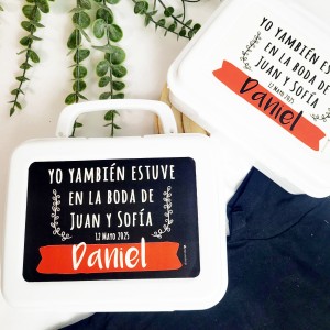 Pack camiseta + maletín "Esta boda mola mogollón"