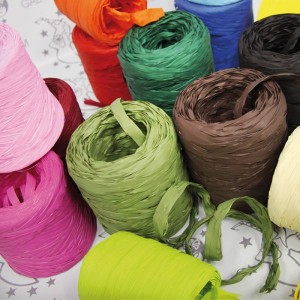 Rafia, varios colores (4 m)