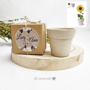 Maceta Girasol Eventos