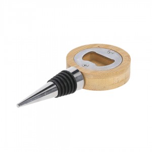Tapón abridor vino madera eventos (varios diseños)