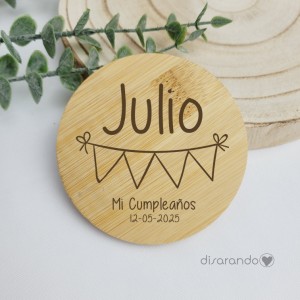 Posavasos madera eventos (varios diseños)