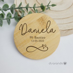 Posavasos madera eventos (varios diseños)