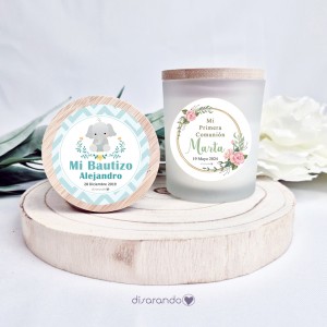 Vela aromática tarro