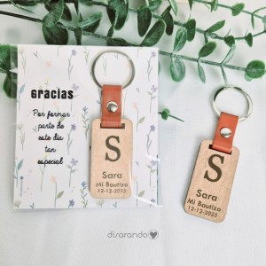 Llavero madera eventos