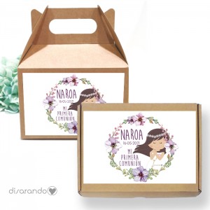 Caja Picnic Modelo 01 Niña Flores