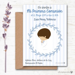 Invitación papel mod. 07