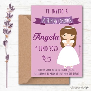 Invitación papel mod. 09