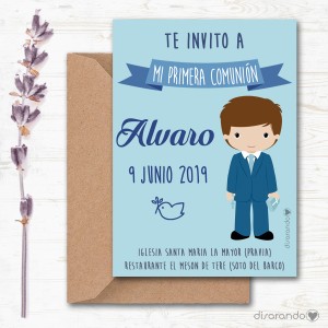 Invitación papel mod. 09