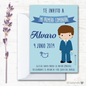 Invitación papel mod. 09