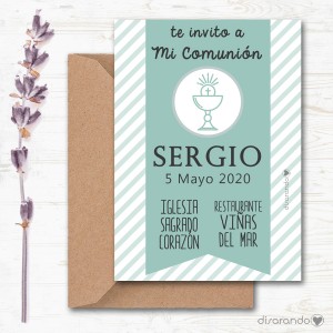 Invitación papel mod. 10