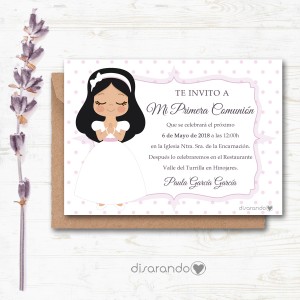 Invitación papel mod. 13