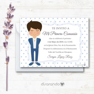 Invitación papel mod. 13