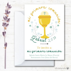 Invitación papel mod. 14