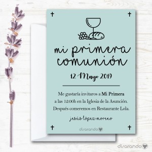 Invitación papel mod. 16 (varios colores)