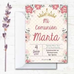 Invitación papel mod. 18