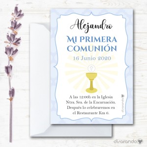 Invitación papel mod. 23