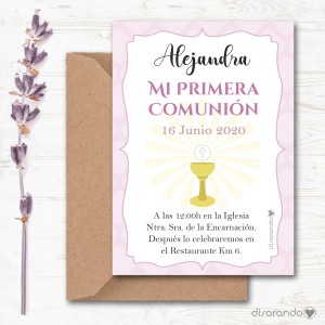 Invitación papel mod. 23