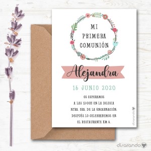 Invitación papel mod. 25