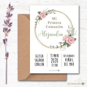 Invitación papel mod. 26