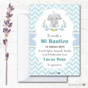 Invitación papel mod. 103