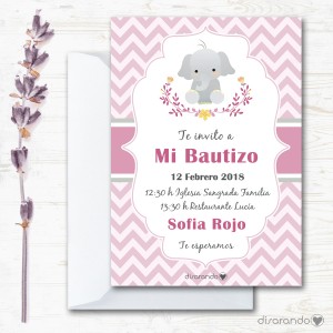 Invitación papel mod. 103