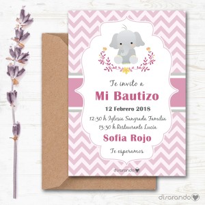 Invitación papel mod. 103