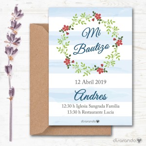Invitación papel mod. 104