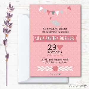 Invitación papel mod. 106