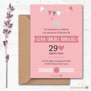 Invitación papel mod. 106