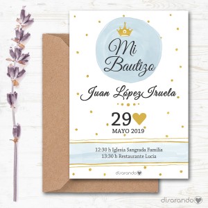 Invitación papel mod. 108