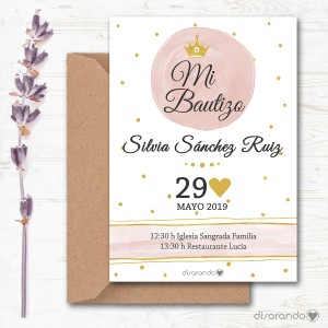 Invitación papel mod. 108