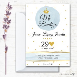 Invitación papel mod. 108