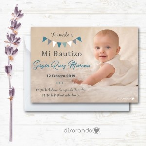 Invitación papel mod. 107