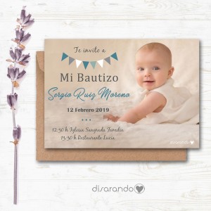 Invitación papel mod. 107