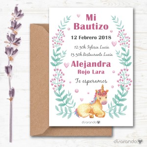 Invitación papel mod. 109
