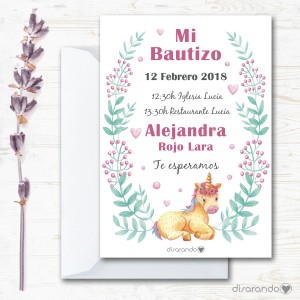 Invitación papel mod. 109