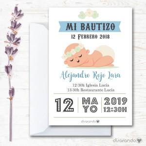 Invitación papel mod. 110