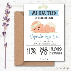 Invitación papel mod. 110