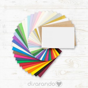 Invitación tarjeta de Boda "Colours"