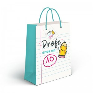 Bolsa regalo "Profe eres un 10"