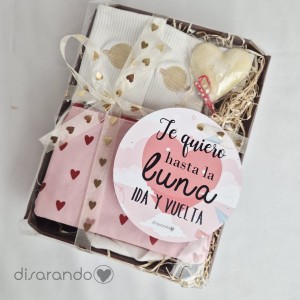 Kit "Te quiero hasta la luna... "