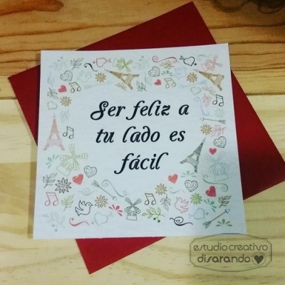 Tarjeta feliz