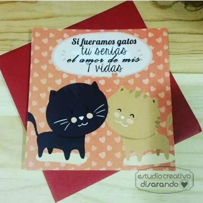 Tarjeta gatitos
