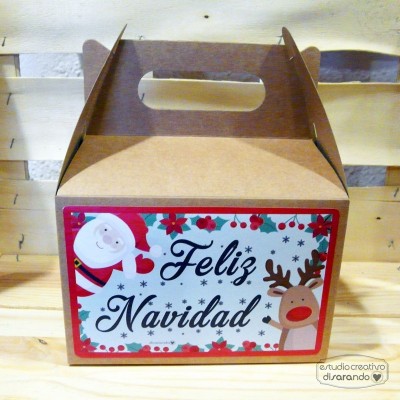 Caja navidad craft